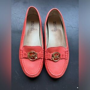 Michael Kors Salmon Leather Loafers Sz 6M